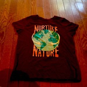 A purple nature shirt from old navy